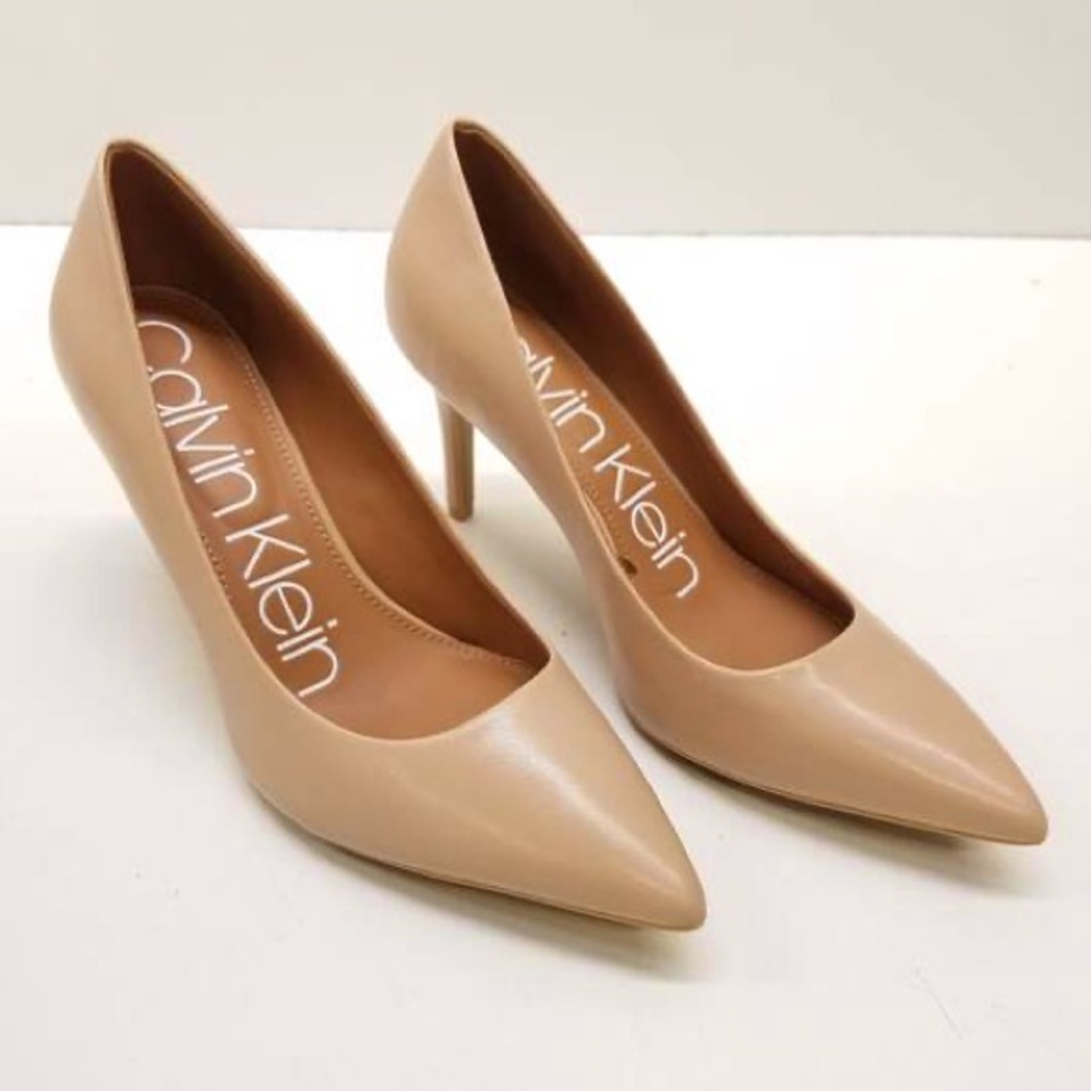 Calvin Klein Gayle Desert Sand Nude Heel Sz. 7.5